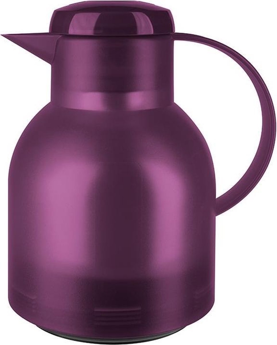 Emsa Samba - Isoleerkan Quick Press - 1 L - Aubergine Transparant