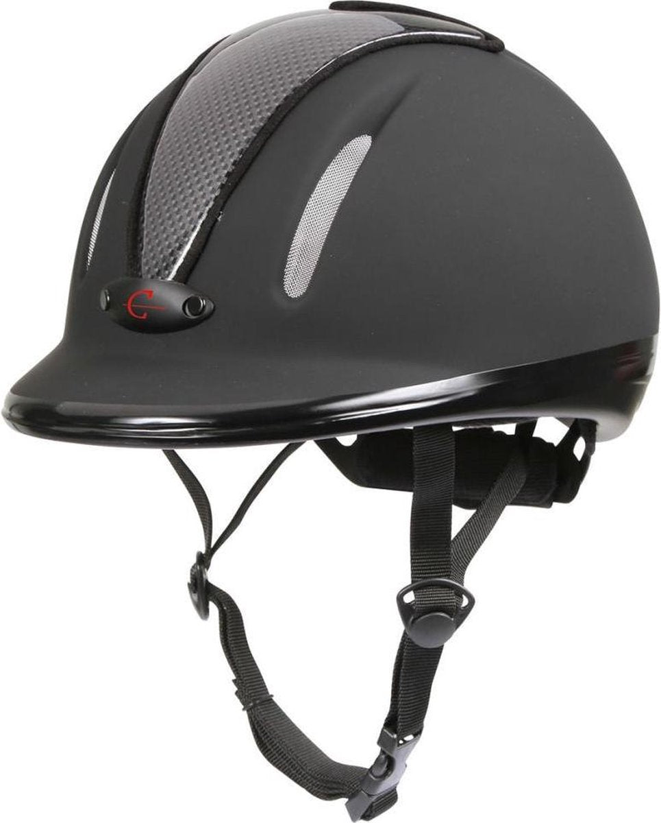 Covalliero Rijhelm Carbonic VG1 L/XL antraciet