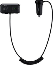 BASEUS S-16 T-TYPE FM ZENDER / AUTOLADER CCTM-B01 - ZWART