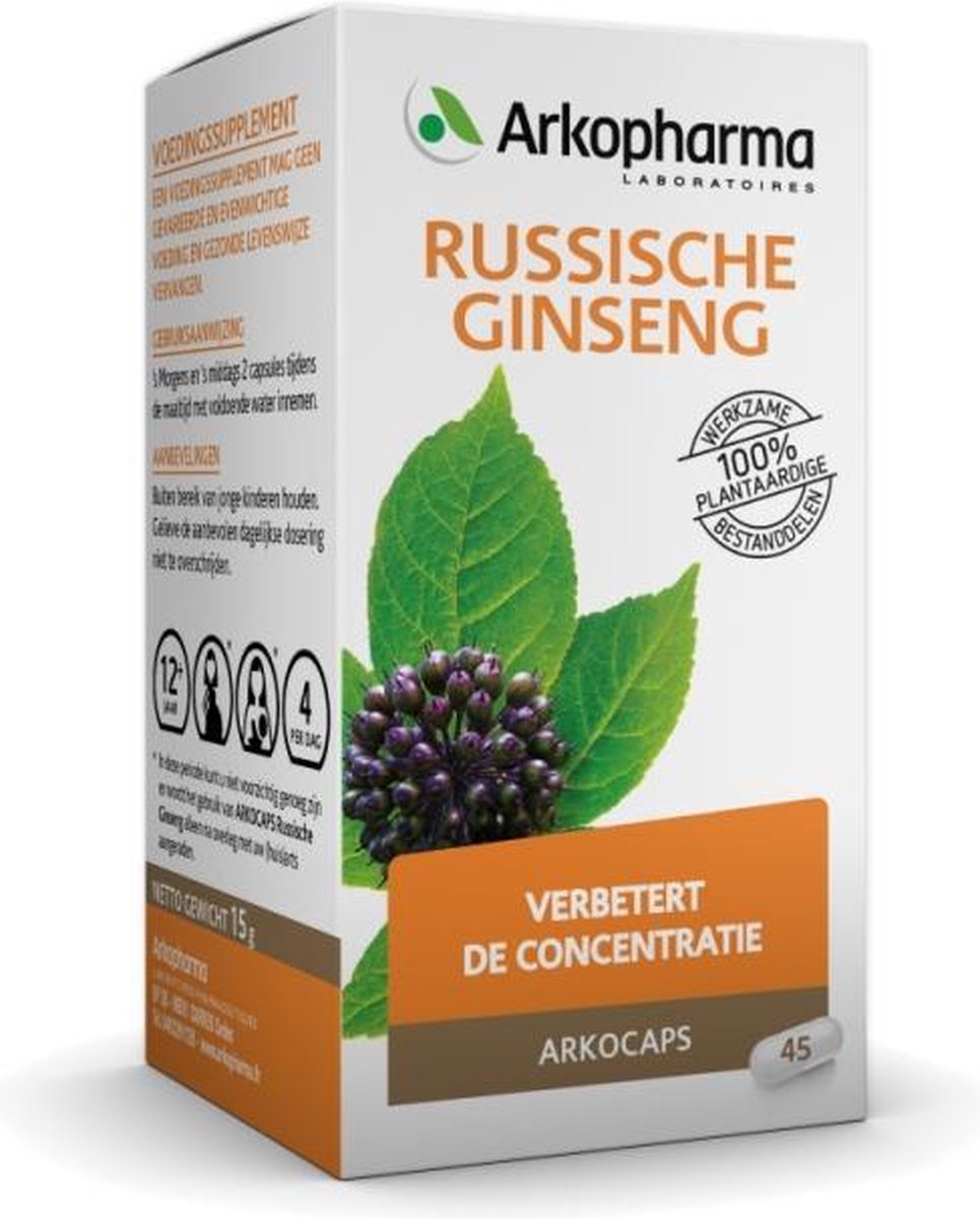 Arkocaps Russische Ginseng - 45 Capsules