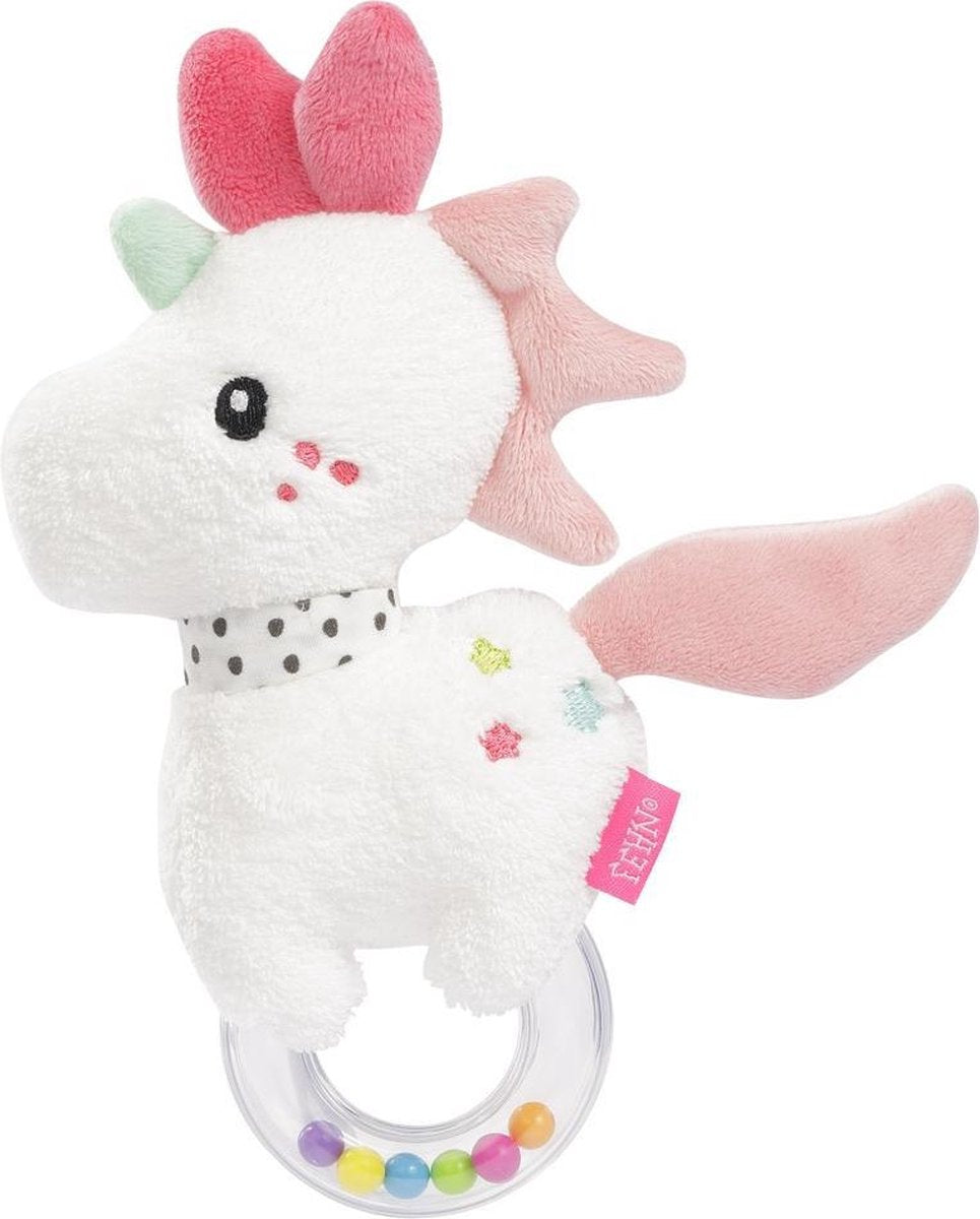 Fehn Aiko & Yuki Rammelaar Eenhoorn 18 Cm Wit
