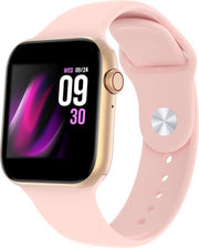 HiWatch 6 T500+ Multifunctioneel Stappenteller Activity tracker Smartwatch - Calorieën - Hartslagmeter - Temperatuurmeter - Sporthorloge voor Dames en Heren- Sociaal-media - Bellen - SMS - WhatsApp - Bluetooth -  Roze