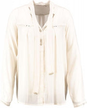 10 feet crème viscose blouse - Maat XS