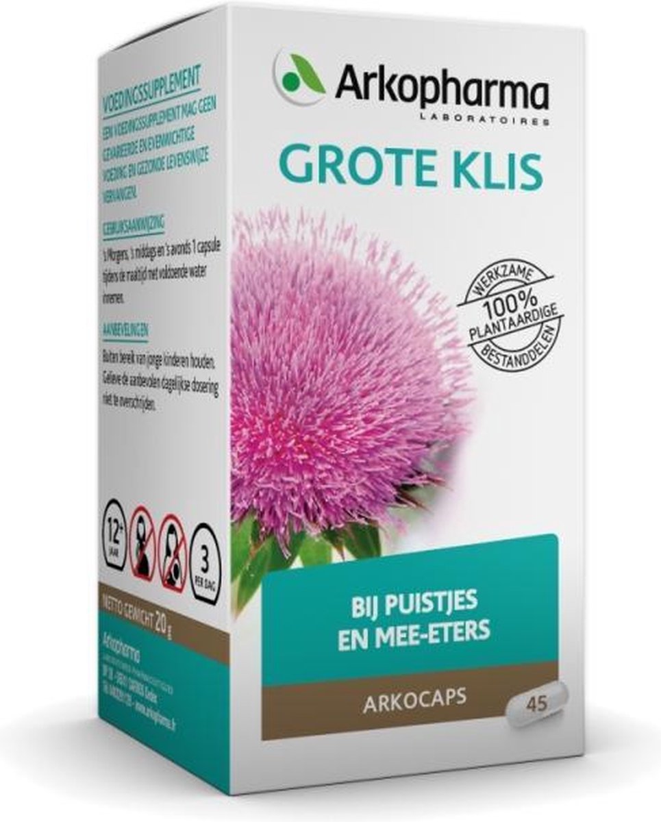 Arkocaps Grote Klis - 45 Capsules - Voedingssupplementen