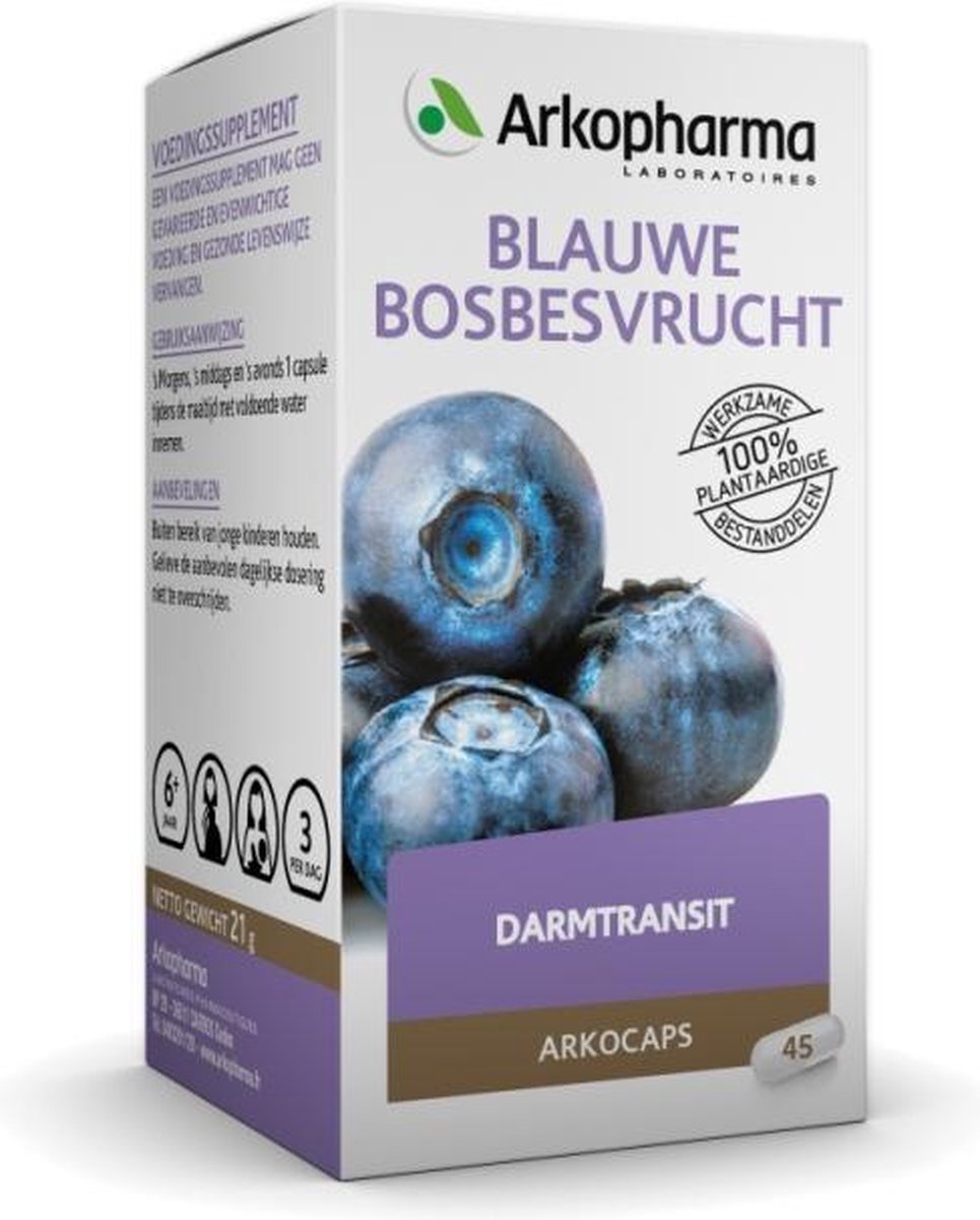 Arkocaps Blauwe Bosbesvrucht - 45 Capsules