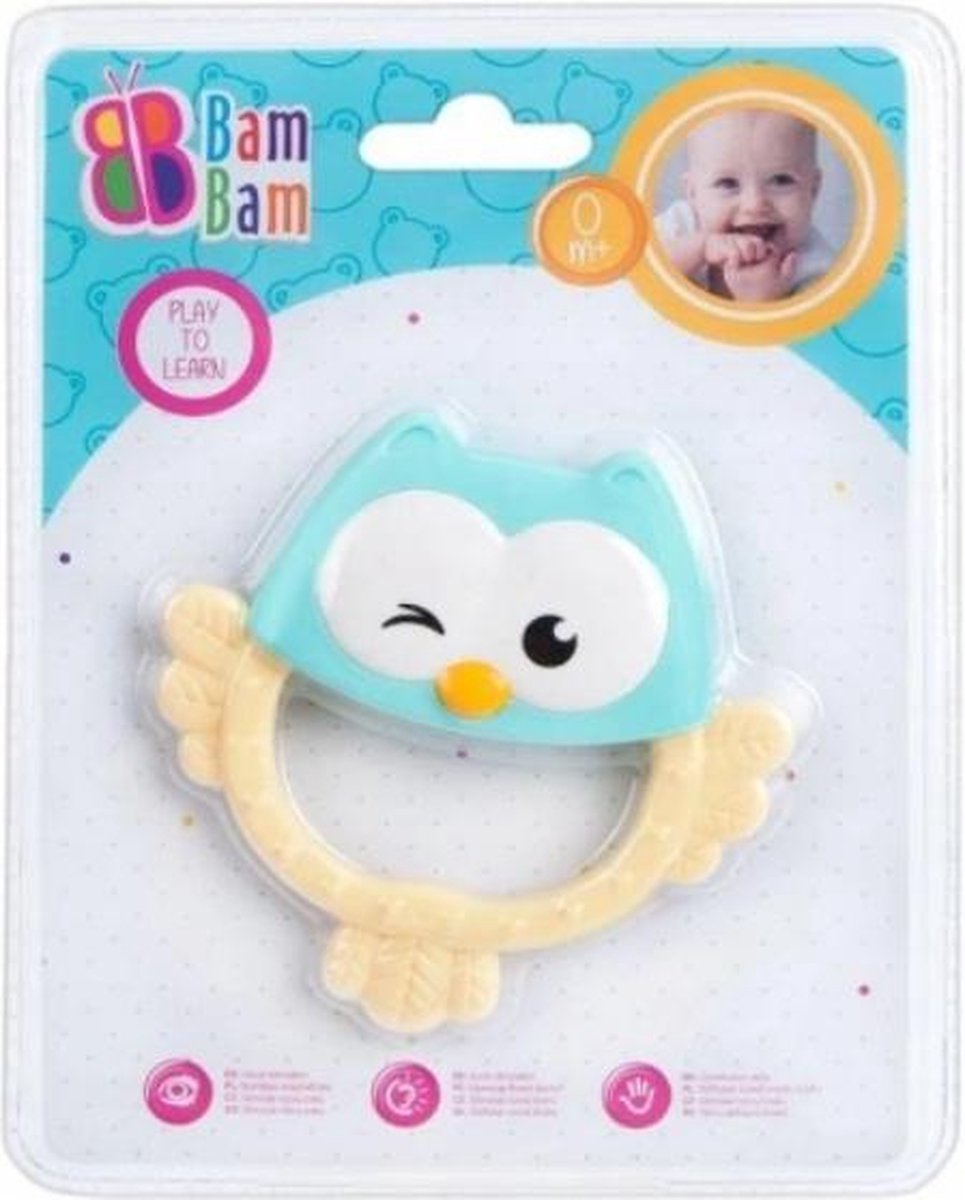 Bam Bam - vogel rammelaar voor kinderen