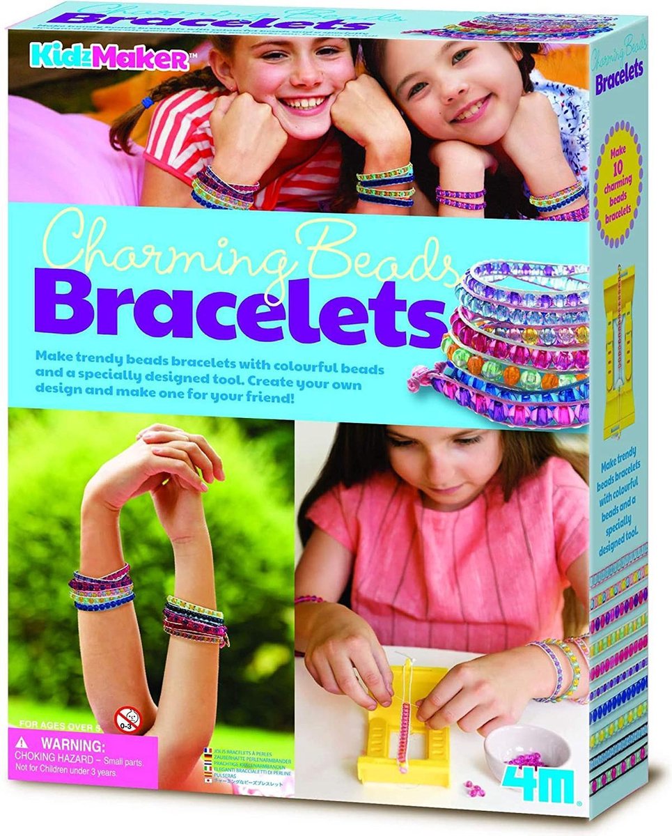 4m Kidzmaker: Maak Je Eigen Kralenarmbanden 28 Cm