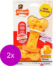 Nylabone Durachew Cheese Bone Geel - Hondenspeelgoed - 2 x Wolf Tot 15kg