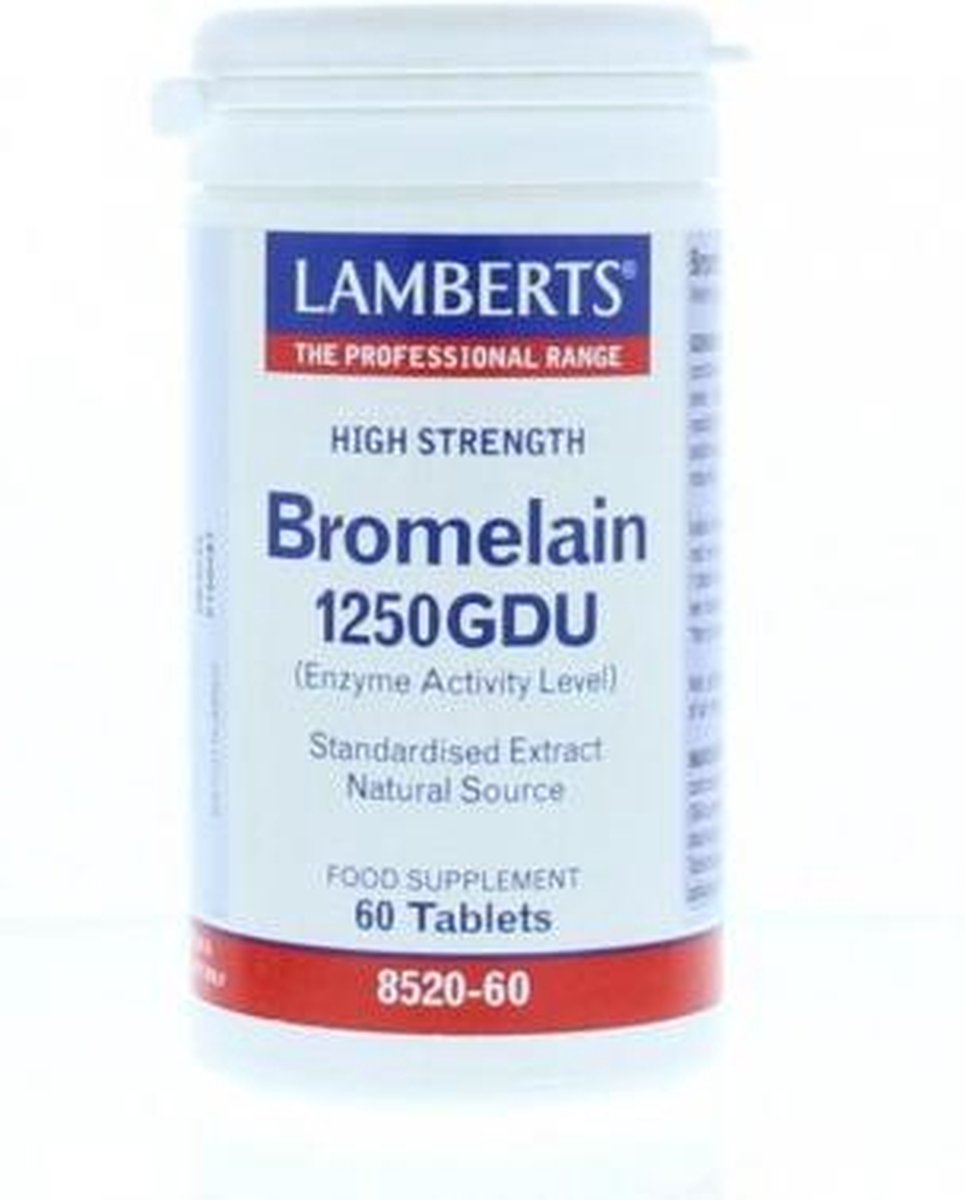 Lamberts Bromelaine 1250 GDU - 60 tabletten - Voedingssupplement