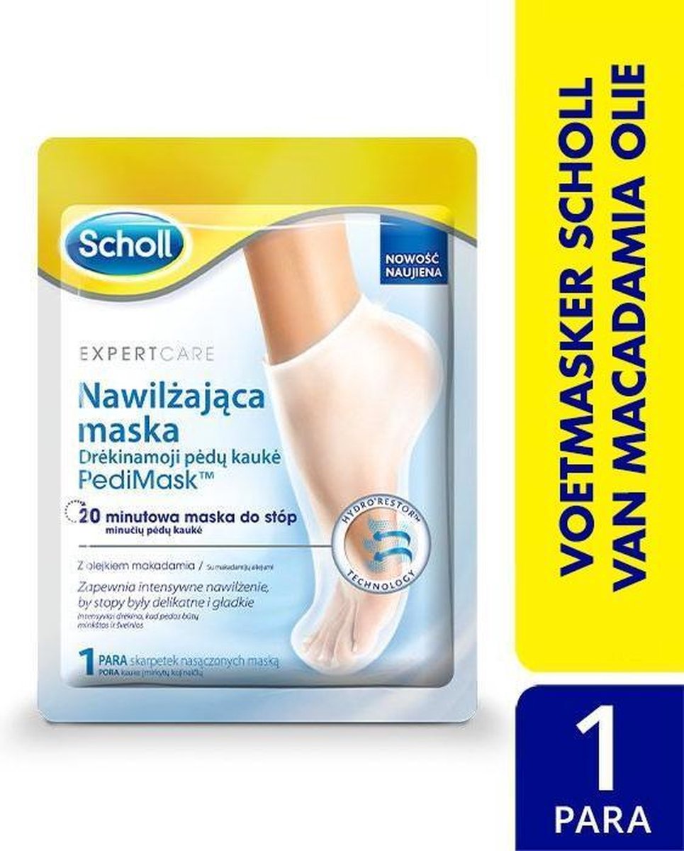 Scholl - Expert Care Moisturizing 20 Minute Mask Is Feet 1 Pair
