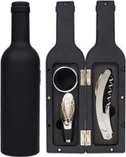 Aretica Wijn geschenk set 5 delig - Cadeau set - Schenktuit - Wijnstopper - Kurkentrekker - Anti-druipring en Foliesnijder - Mooie cadeauverpakking - Wijnfles