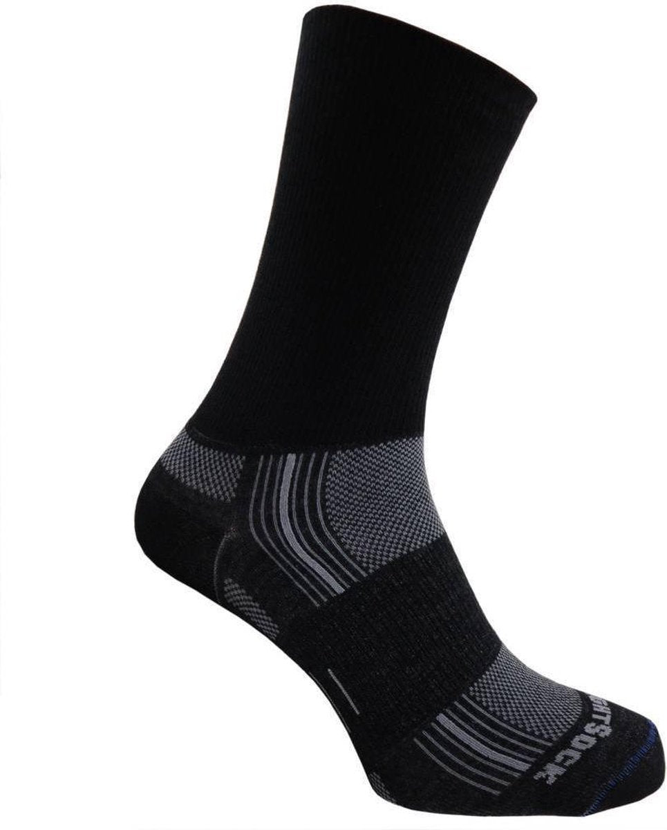 Wrightsock Stride Crew - Zwart - 37-41