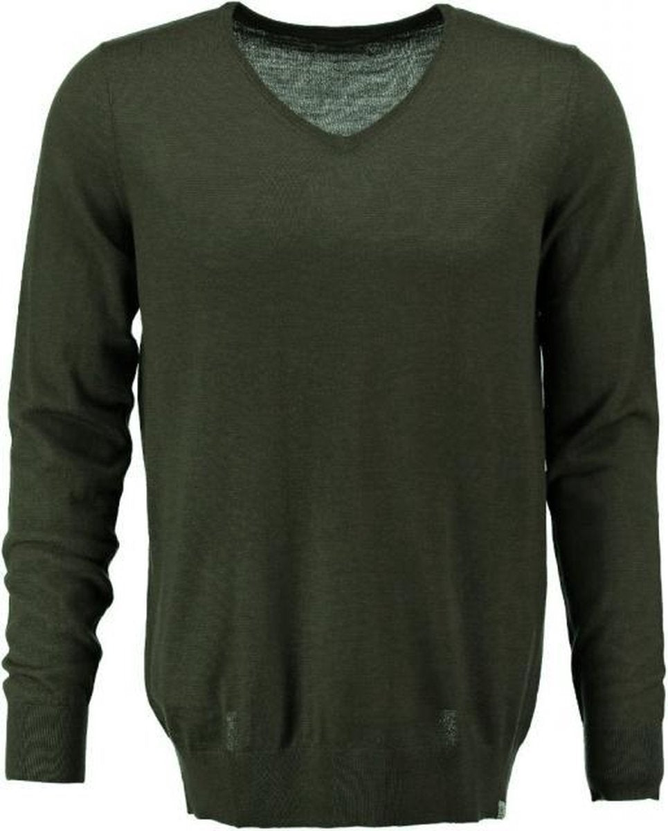 Dstrezzed dunnere zachte trui fine merino army - Maat S
