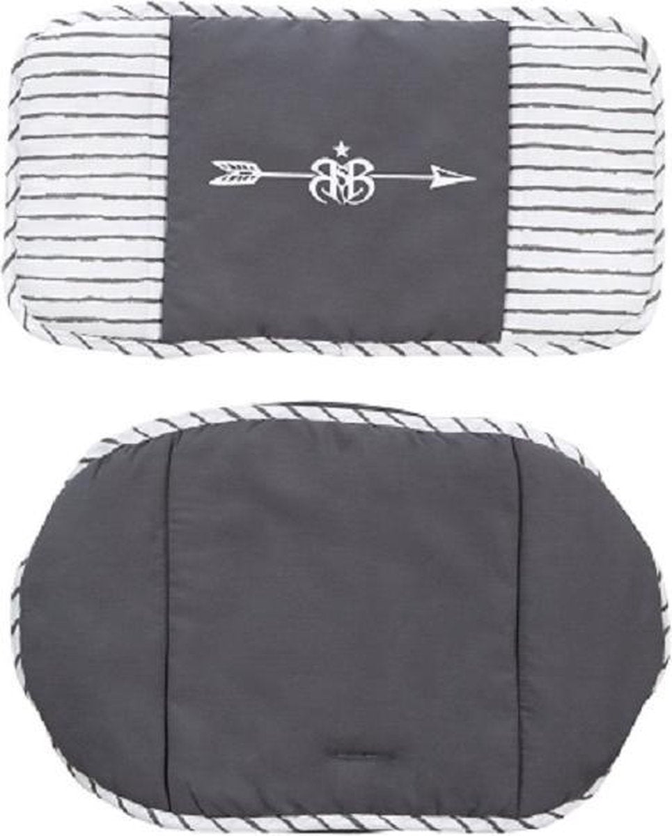 Roba Stoelverkleiner Rock Star Baby 3 Polyester Grijs 2-delig