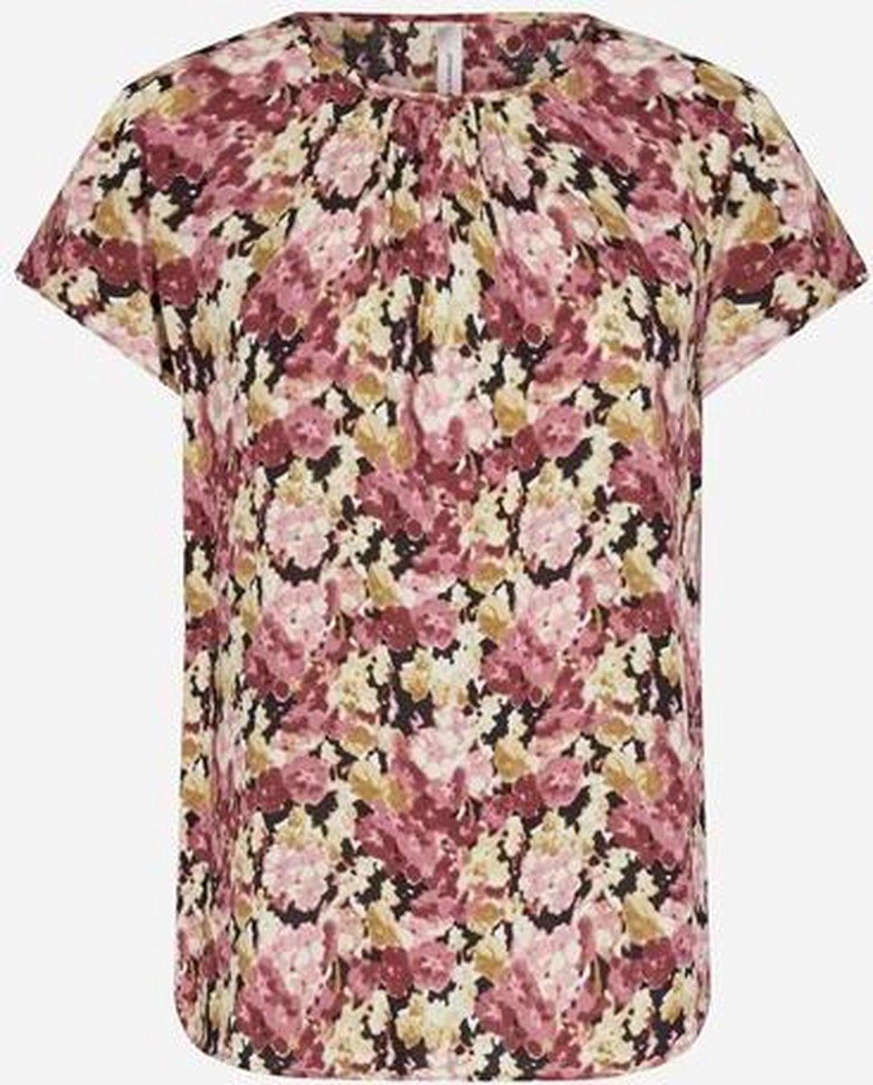 Soyaconept SC-Odessa 1 t-shirt roze multi maat XS/34
