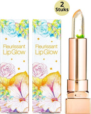 Glamfox Moonlight Flower Lipstick - Lip Plumper Lippenstift Met 24 Karaat Goudschilfers En Maanlicht Bloem - 2-Pack