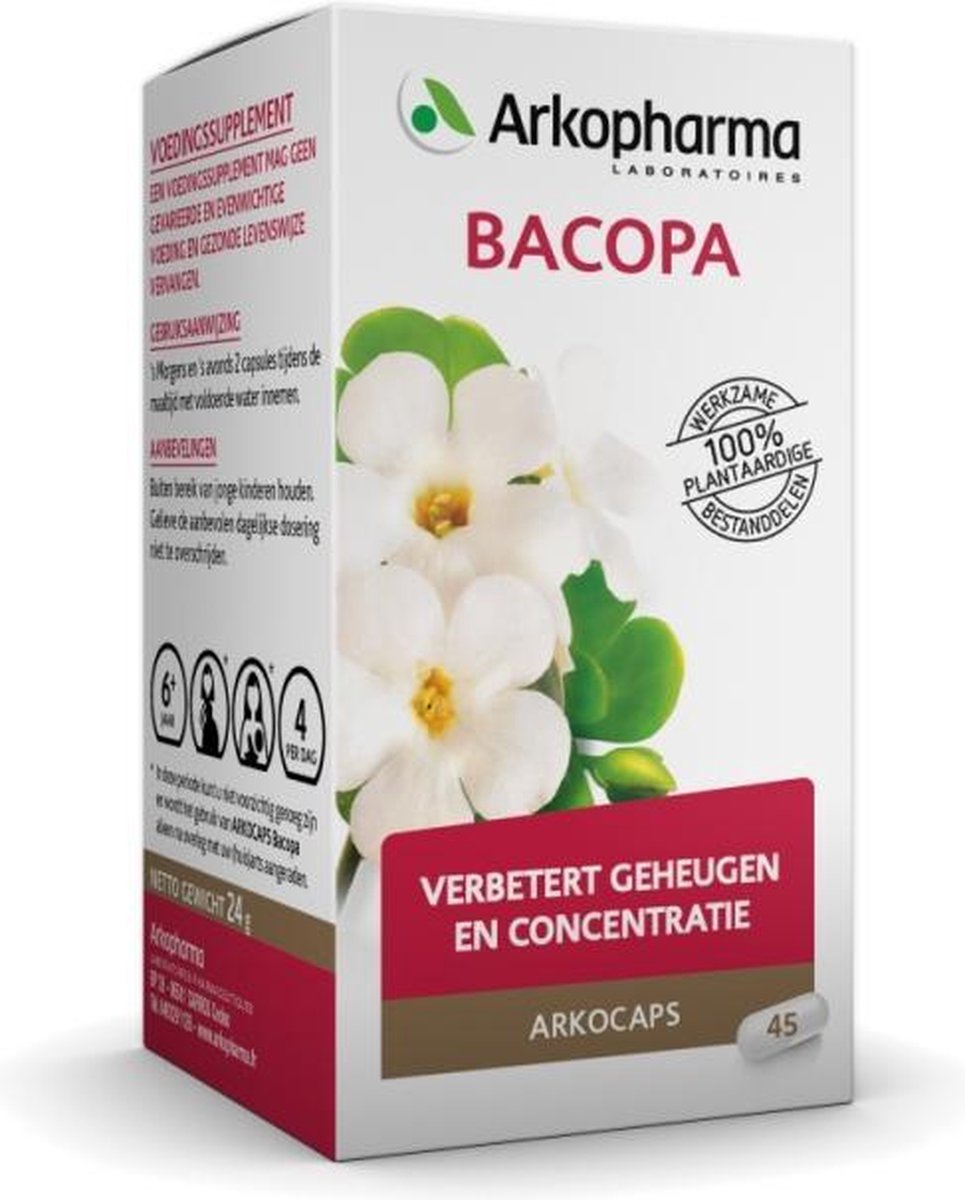 Arkocaps Bacopa - 45 Capsules