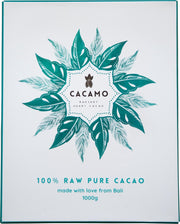 Cacamo - 100% pure raw cacao - 1000 gram cacao pasta - Ceremonial Cacao