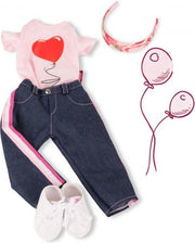 Götz poppenkleding XL pop 45-50cm Jeans in stijl