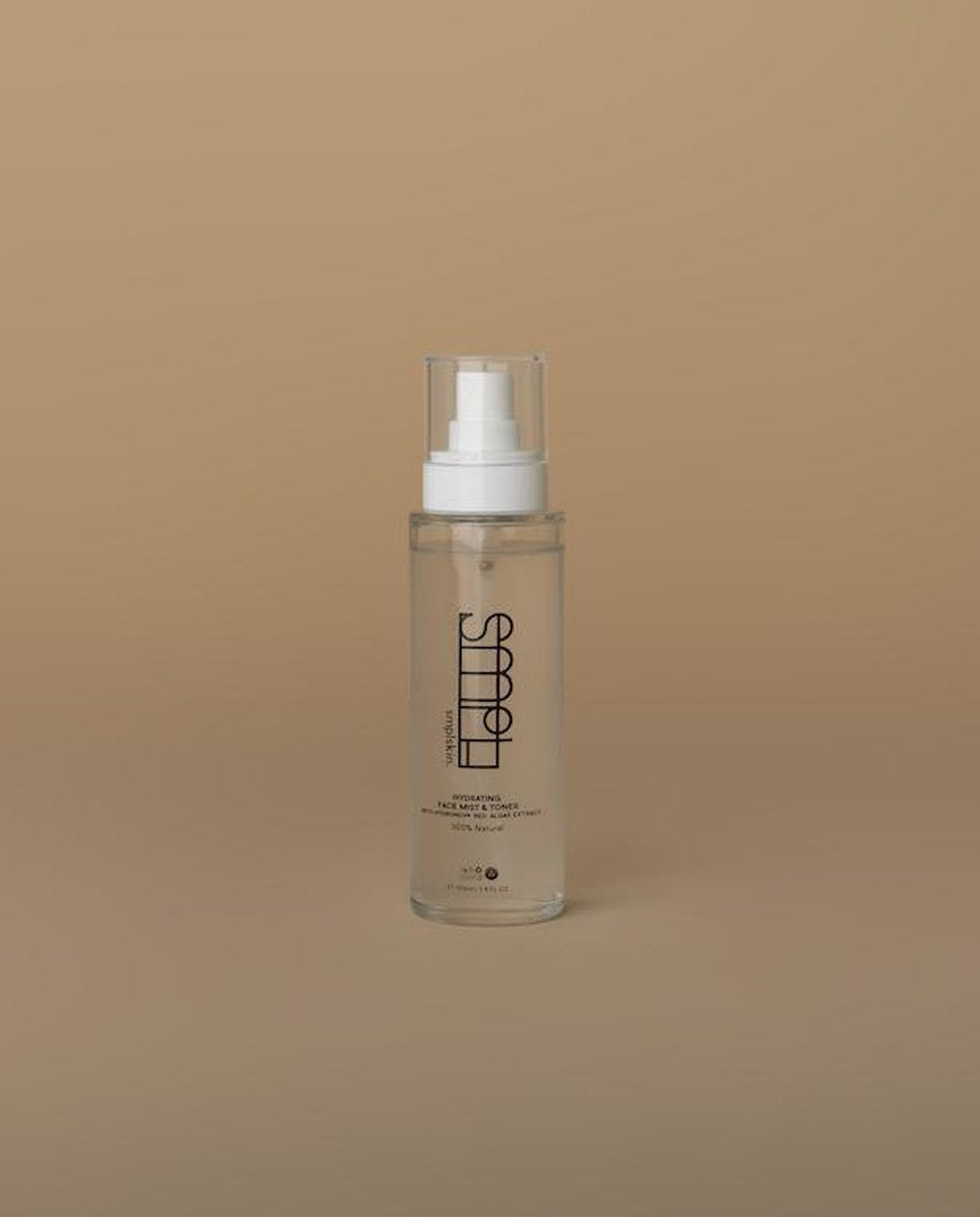 SMPL -  Hydraterende Face Mist & Toner  - Vegan - Droge huid en Gevoelige Huid - Algenextract Hydranov & Aloe Vera -  Een glas water voor je huid - Vitamines - 100ml