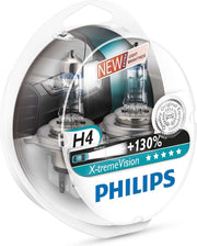 Philips X-tremeVision - Auto Koplamp H4 - 12V 55/60W - 2 Stuks