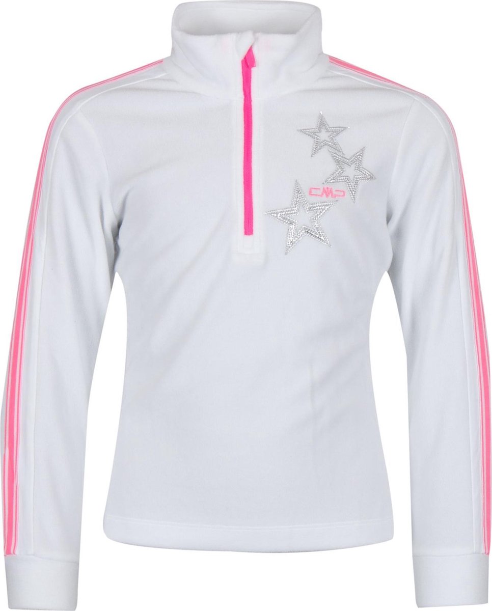CMP Wintersportpully - Maat 152  - Vrouwen - wit/roze