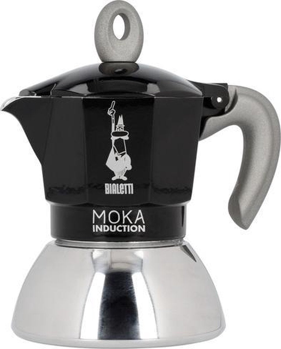 Bialetti Moka Inductie Percolator Zwart 2-kops - 100ml