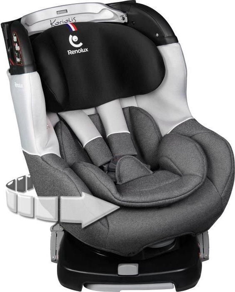 RENOLUX Koriolis Smart Swivel autostoel - groep 0 + / 1 - zwart
