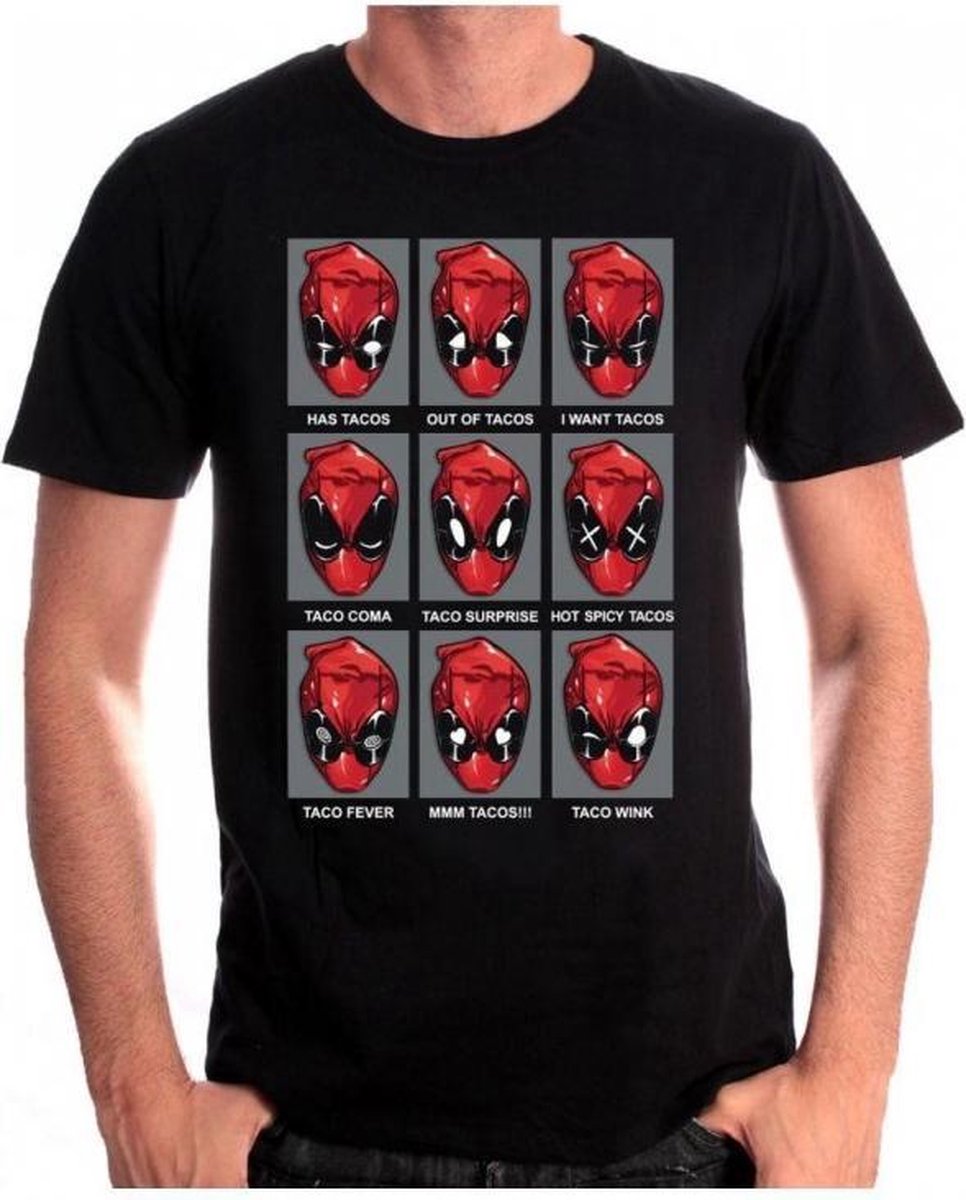 MARVEL - Deadpool - T-Shirt Tacos Heads (XL)