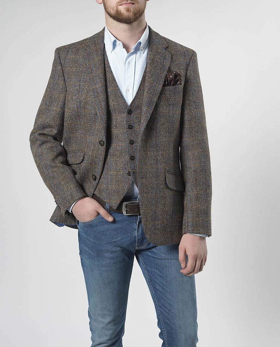 Harris Tweed Enkel rij