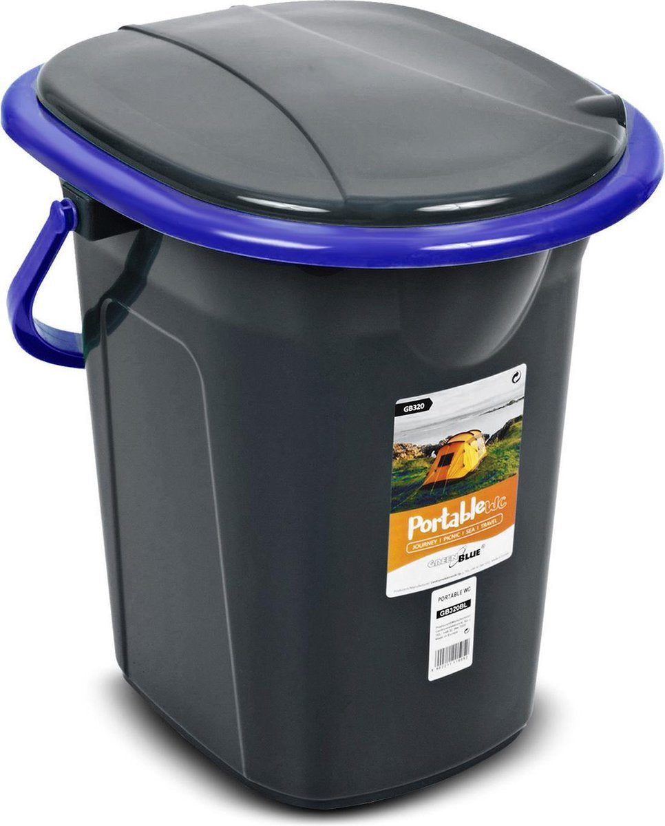 DRAAGBARE TOERISTISCHE TOILETBAK WC 19L GreenBlue GB320BB