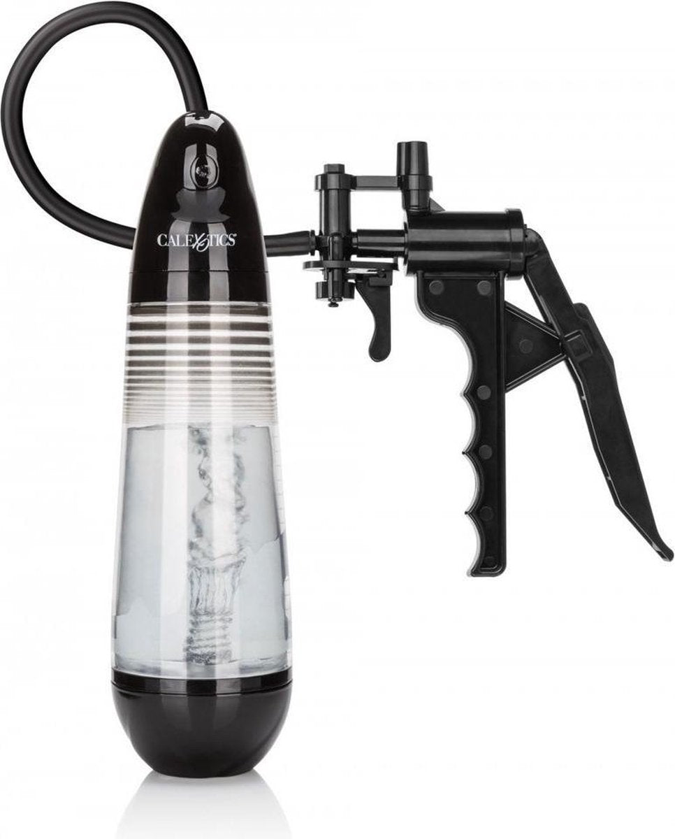 Calexotics – Hydro Water ‘Magic Pump’ Penis Pistool Pomp voor de Ultieme Sensuele Tevredenheid en Exclusief Ontwerp – Zwart