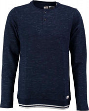Dstrezzed indigoblauwe granddad sweater - Maat  S