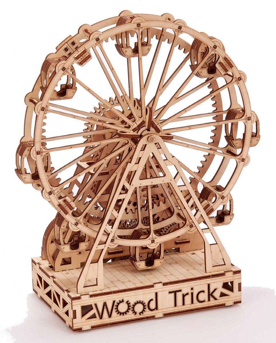 Wood Trick Mechanische Reuzenrad - Houten Modelbouw