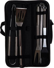Barbecue Set koffer RVS Nylon - 10 pc