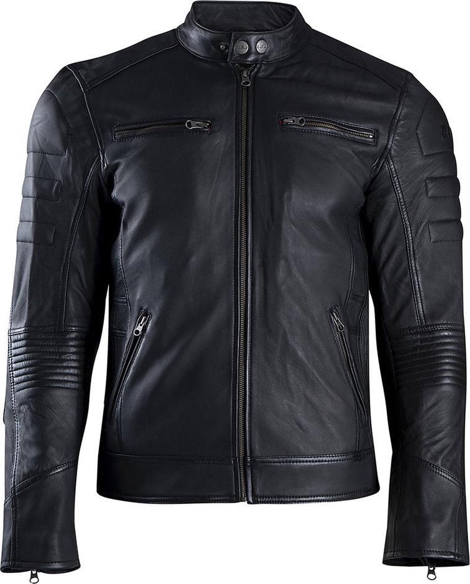 CLAW Brad leder motorjas heren - leren motor jas - met protectie - Maat XL