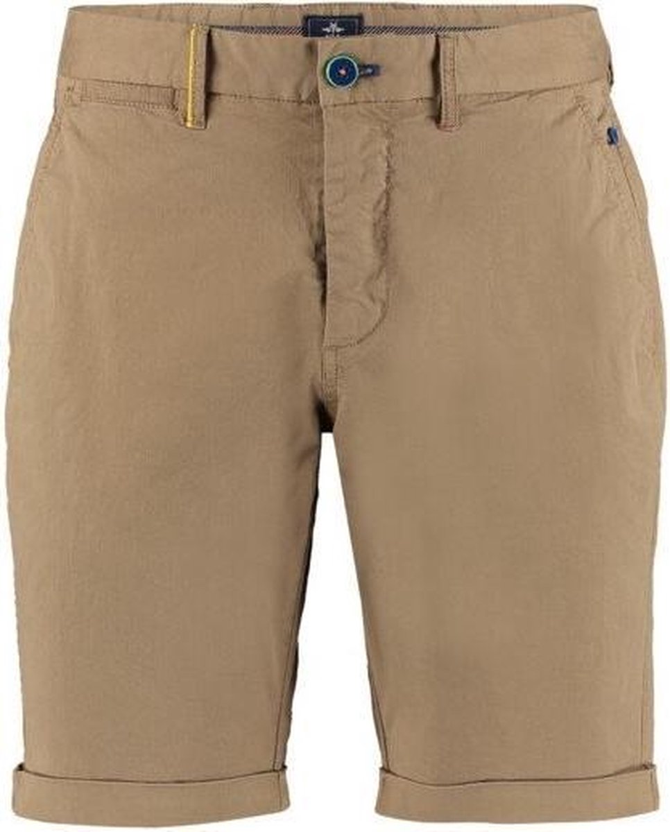 New Zealand Auckland Korte Broek Chino Whale Bay Fox Khaki (21CN620 - 151)