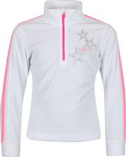 CMP Wintersportpully - Maat 116  - Vrouwen - wit/roze