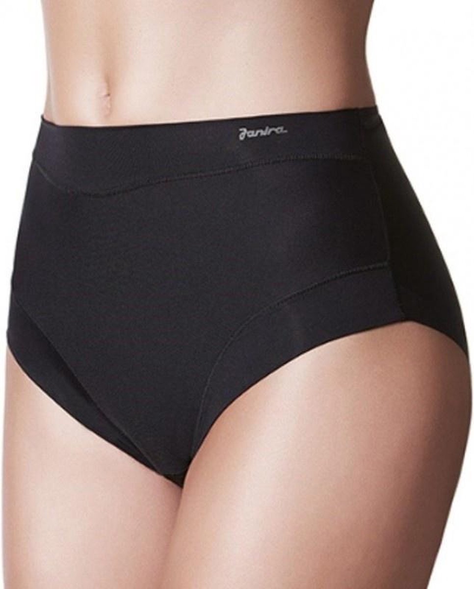 Janira Shape Cotton Band Slip | Zwart