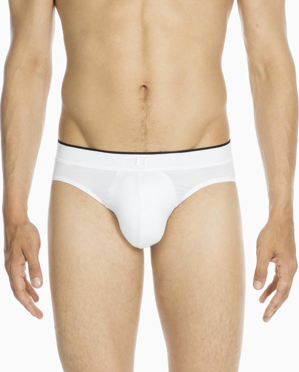 HOM Best Modal Comfort Witte Mini Slip Elastaan En Modal - S