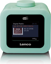 Lenco CR-620 - Wekkerradio met DAB+ en AUX-uitgang - Groen