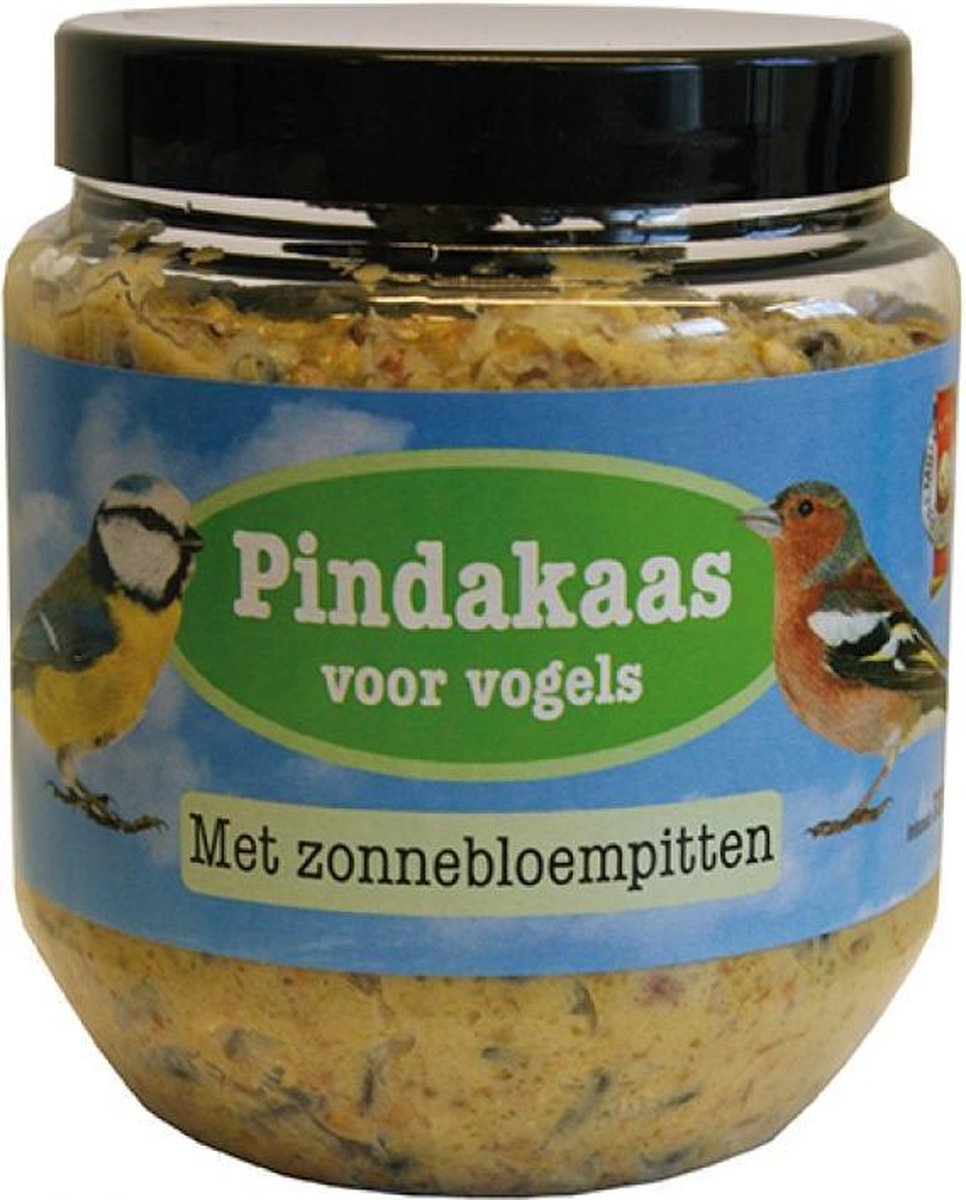 Vogelpindakaas Met zonnebloempitten