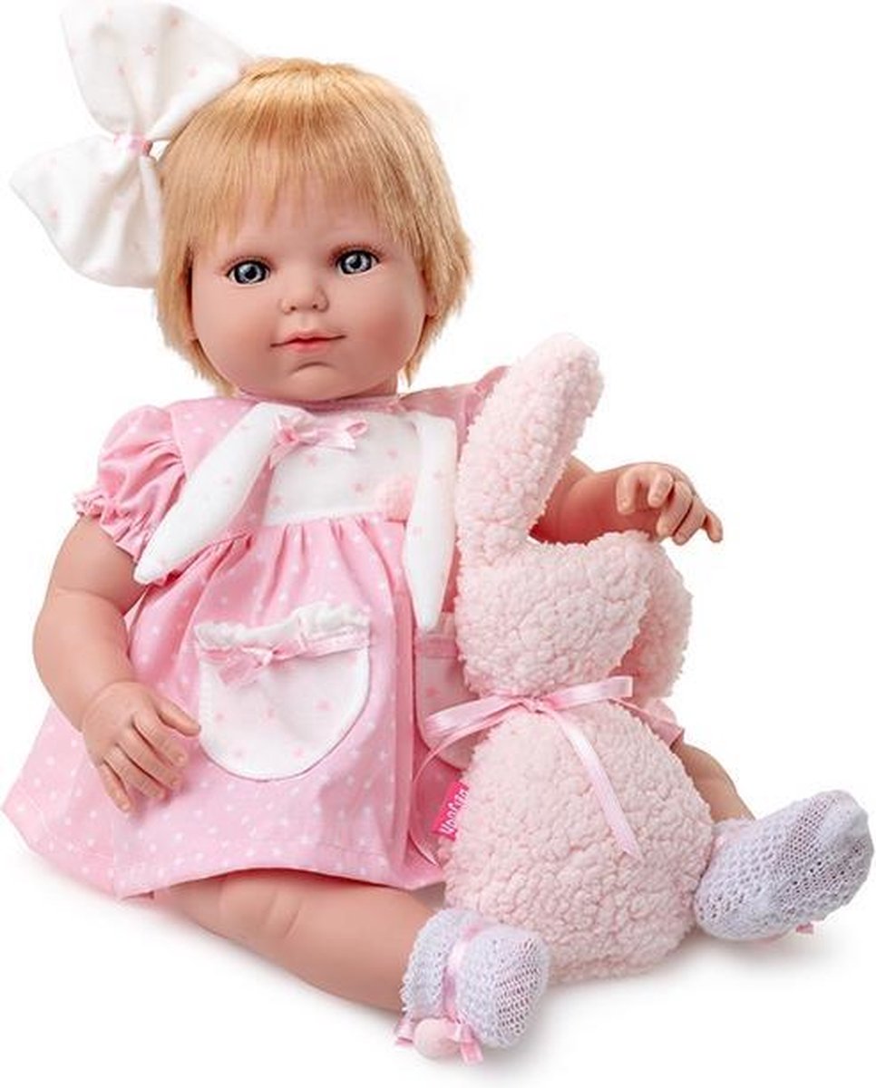 Berjuan Babypop Baby Sweet Meisjes 50 Cm Vinyl/textiel Roze
