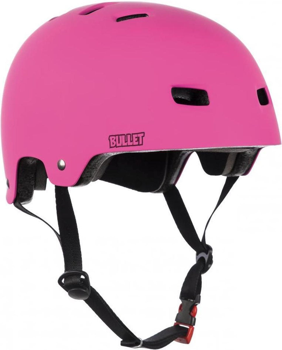 Bullet Deluxe Helmet T35 junior Grom roze veiligheidshelm meisjes