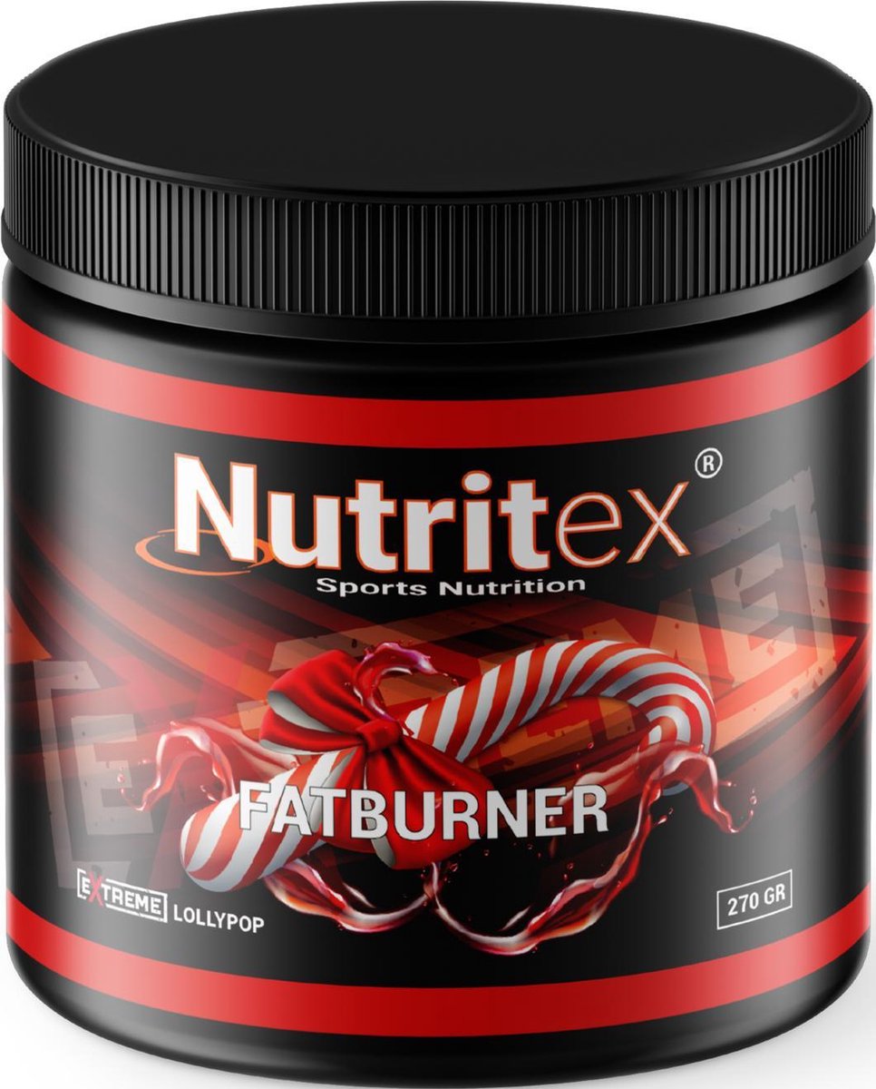 Nutritex© Premium Fat Burner - 100% Hulpstofvrij - Effectieve Formule - 270 Gram - Lollypop