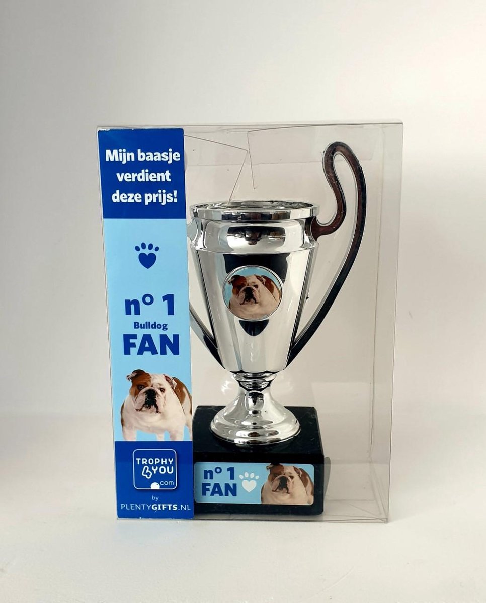 Bulldog trofee voor mijn baasje