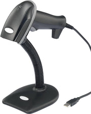 Renkforce LS6300E USB-Kit Barcodescanner Kabel 1D Laser Zwart Handmatig USB