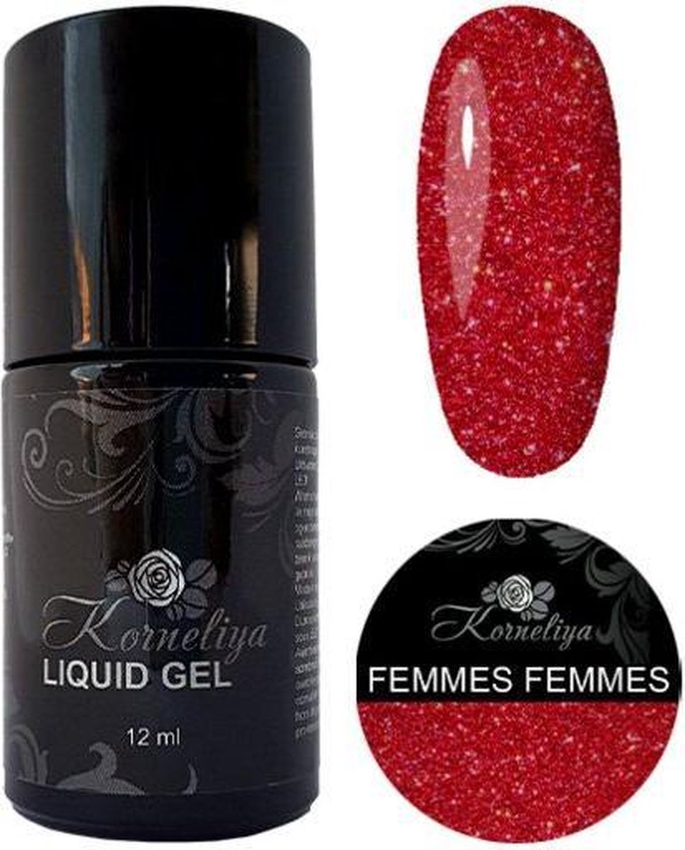Gellak - Korneliya Liquid Gel Moulin Rouge FEMMES FEMMES 12ml