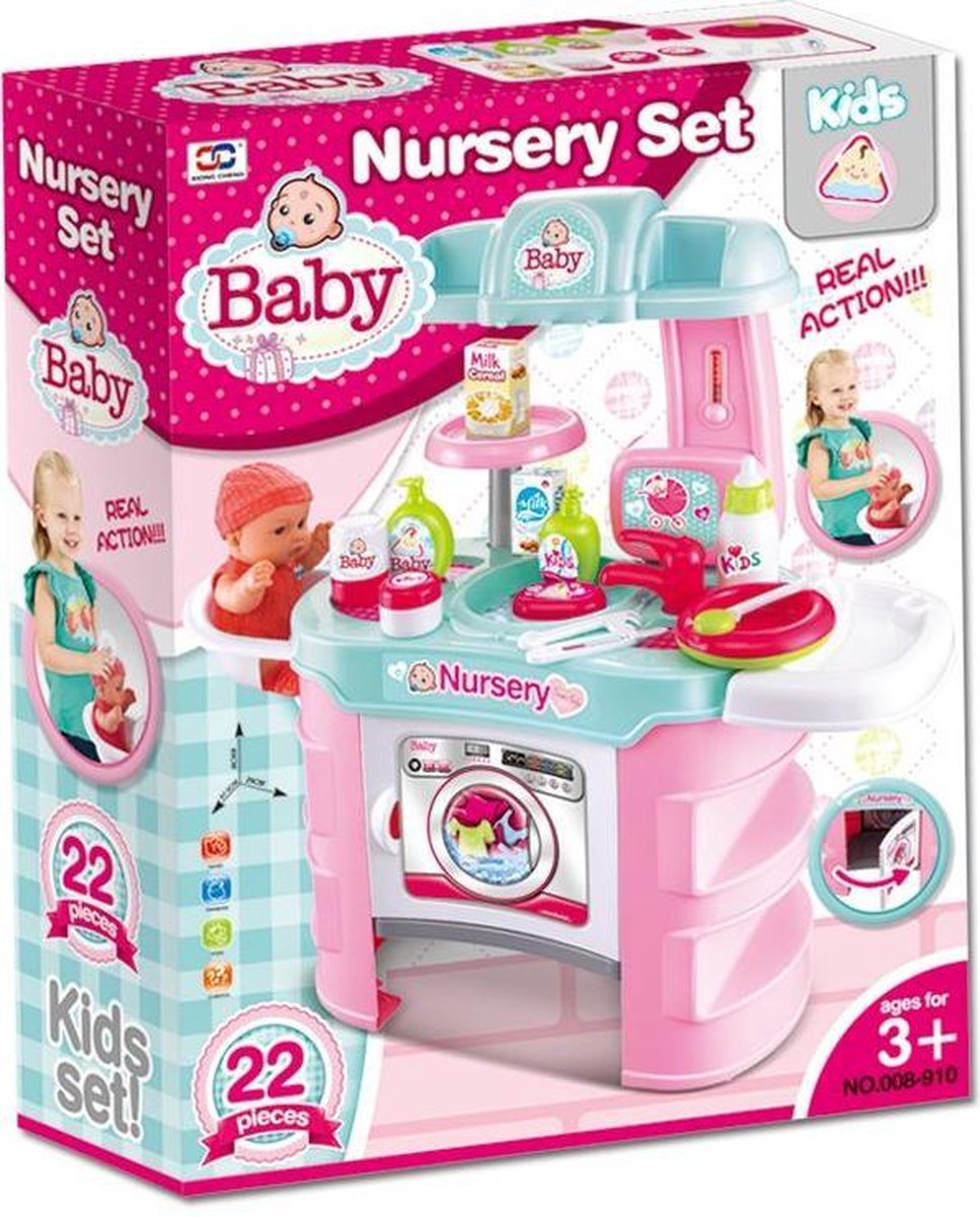 Commode Baby met Toebehoren - Verzorgingsset