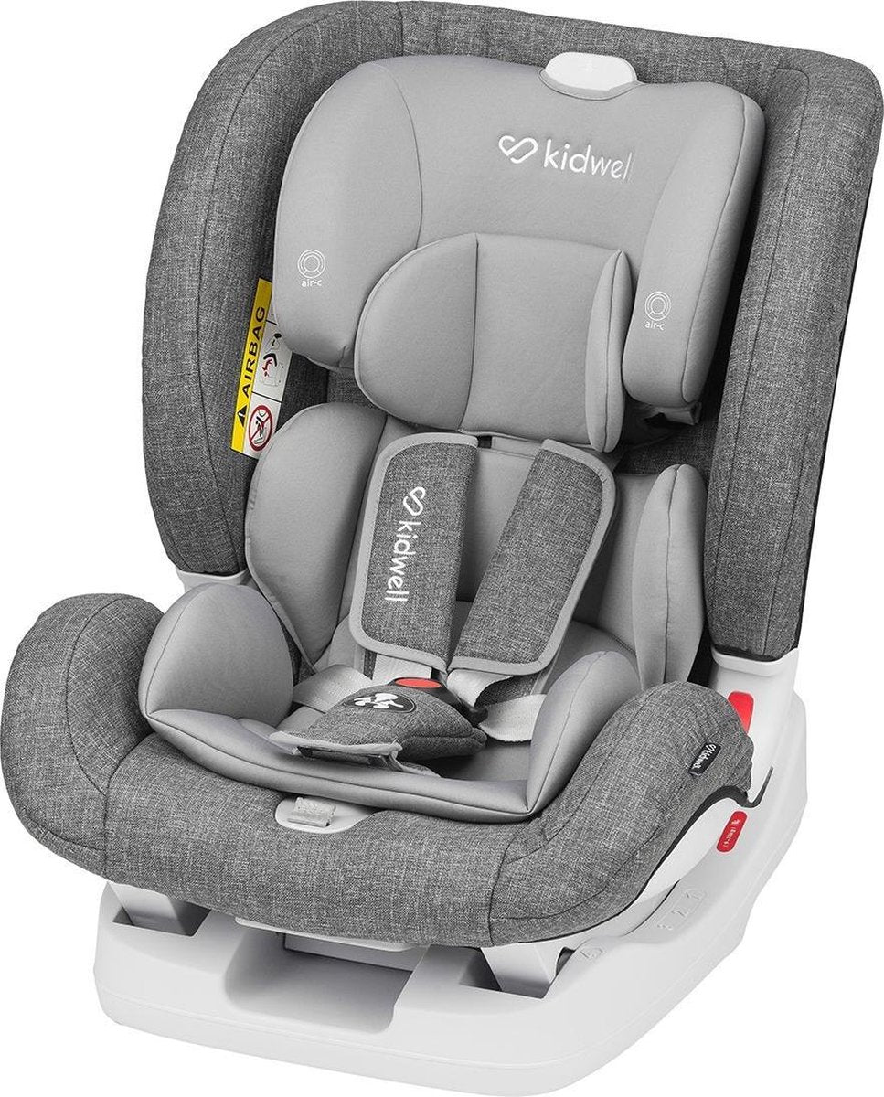Kidwell Autostoeltje Isofix Spot Groep 0+ - 3 Grijs